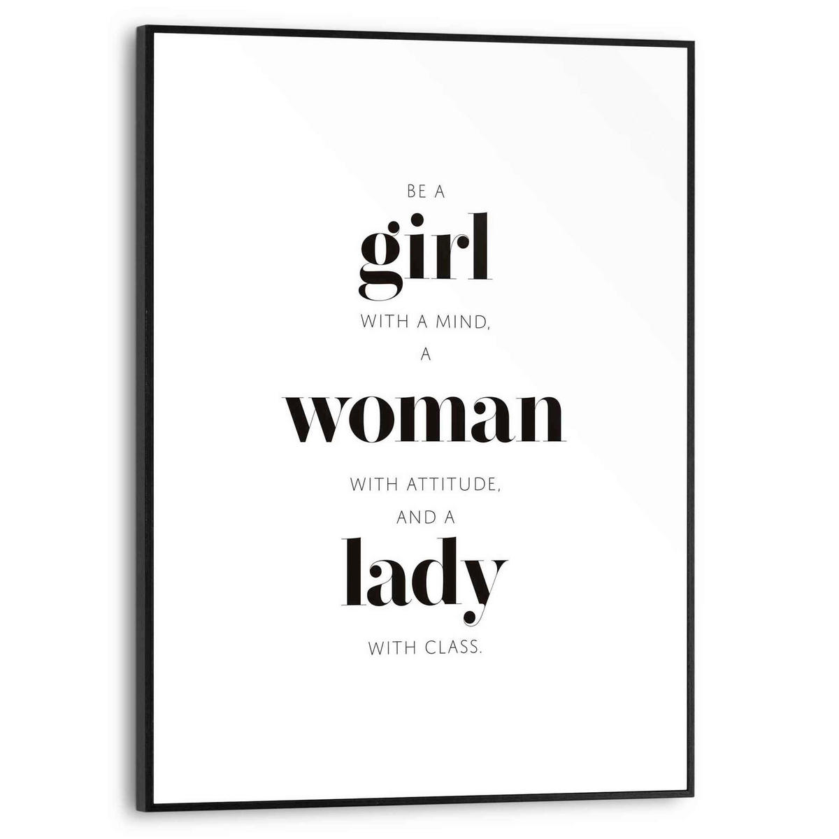 BILD 30/40 cm  - Schwarz, Trend, Holzwerkstoff (30/40cm) - Reinders!