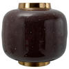 VASE 19 cm  - Goldfarben/Braun, Trend, Metall (20/20/19cm) - Kayoom