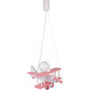 KINDERHÄNGELEUCHTE 42/45/75 cm   - Rosa/Weiß, KONVENTIONELL, Holz (42/45/75cm)