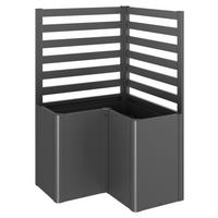 RANKGITTER ohne Hochbeet  - Dunkelgrau, Basics, Metall (102/91/102cm) - Biohort