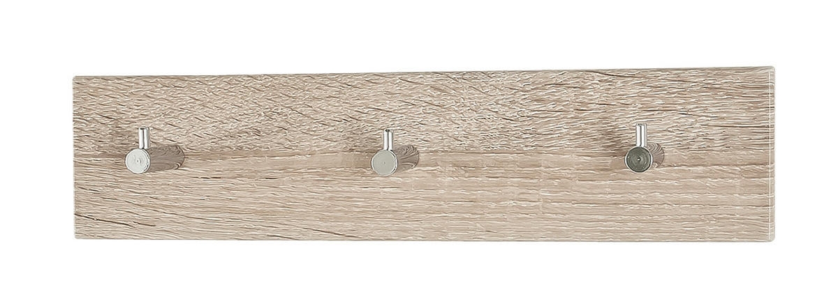 HAKENLEISTE  in Eichefarben  - Eichefarben, Basics, Holzwerkstoff (34/8/5cm) - Carryhome