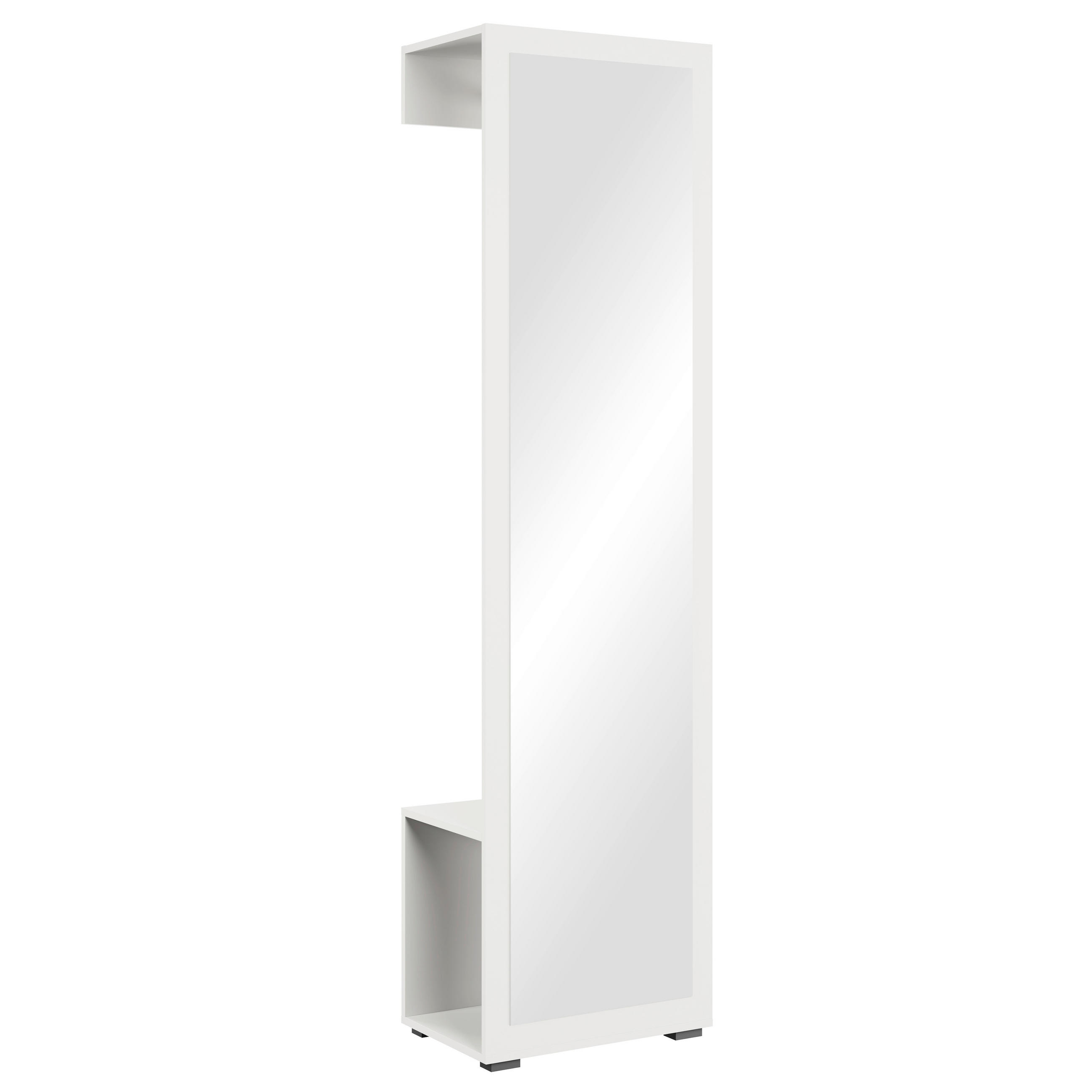 PREDSIEŇOVÝ NÁBYTOK, 50/190/35 cm - biela, Basics, kompozitné drevo (50/190/35cm) - P & B