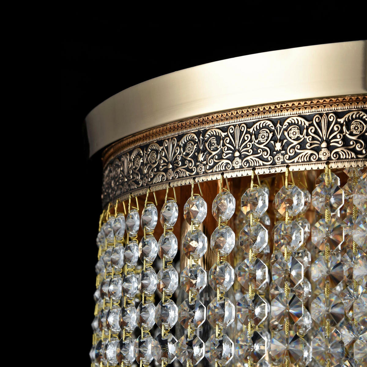 KRONLEUCHTER 42/47.5 cm    - Goldfarben, Trend, Metall (42/47.5cm) - MAYTONI