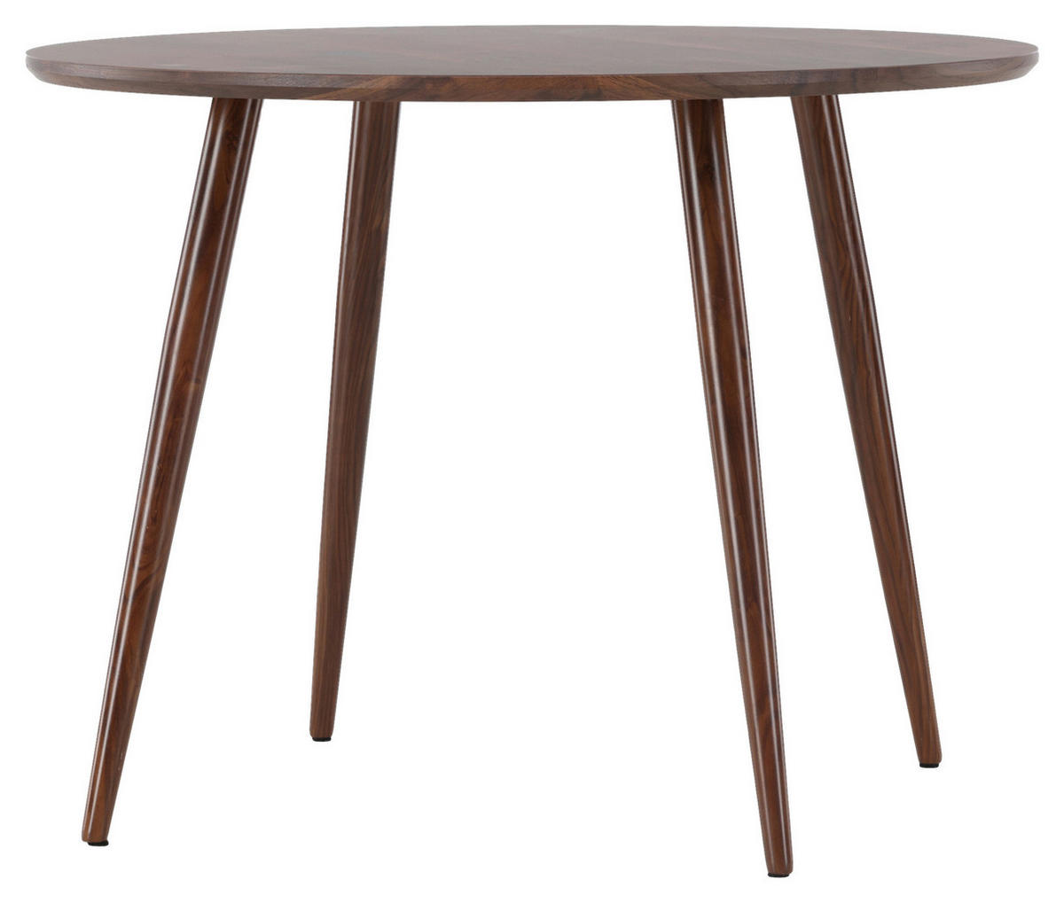 MATBORD i metall, trämaterial 100/100/75 cm   - mörkbrun, Design, metall/trämaterial (100/100/75cm) - Livetastic