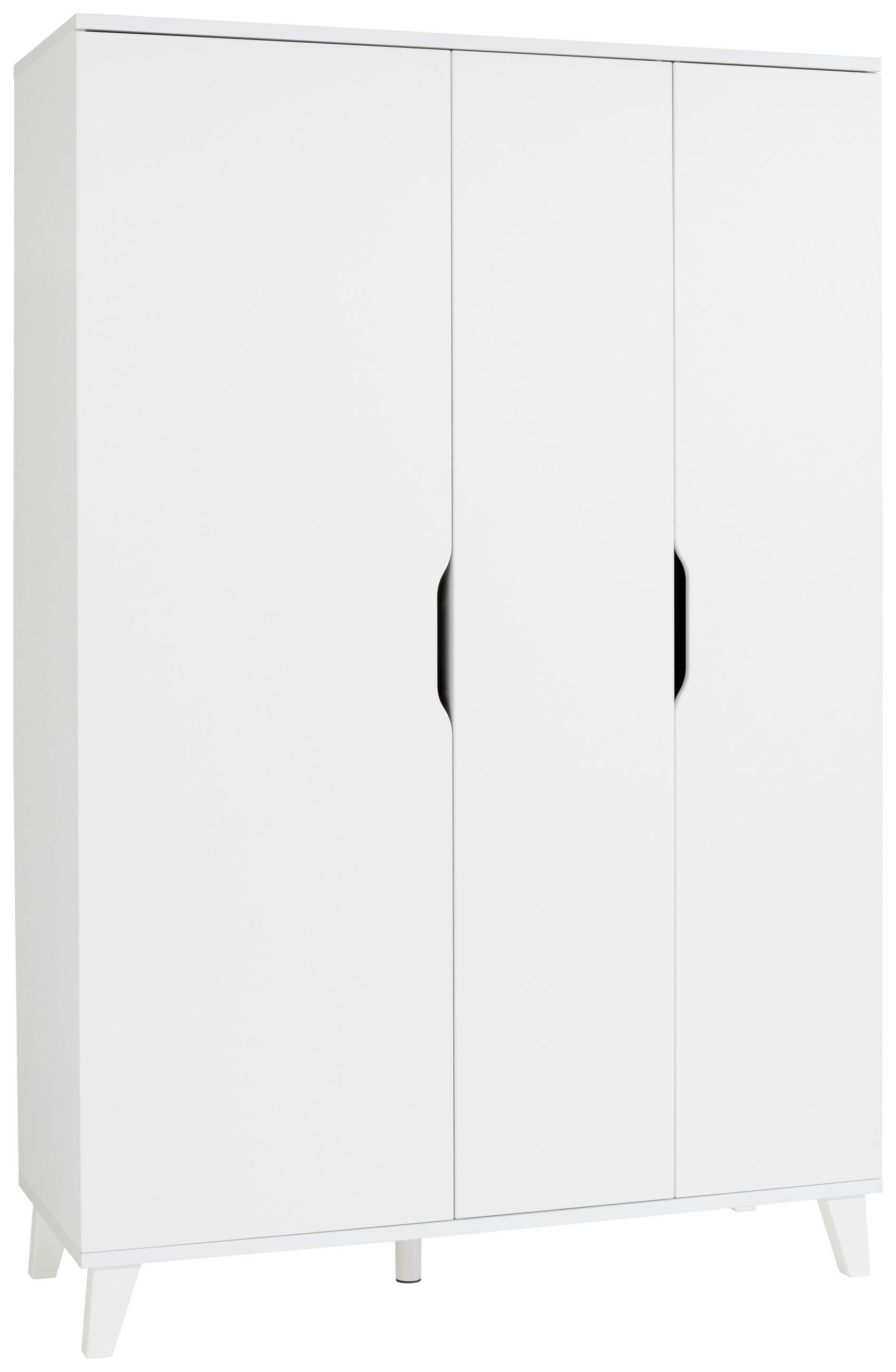 BABYKLEIDERSCHRANK Michi  - Weiß, Trend, Holz/Holzwerkstoff (131,5/198,0/52,4cm) - My Baby Lou