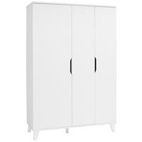 BABYKLEIDERSCHRANK Michi  - Weiß, Trend, Holz/Holzwerkstoff (131,5/198,0/52,4cm) - My Baby Lou