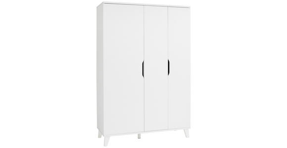 BABYKLEIDERSCHRANK Michi  - Weiß, Trend, Holz/Holzwerkstoff (131,5/198,0/52,4cm) - My Baby Lou