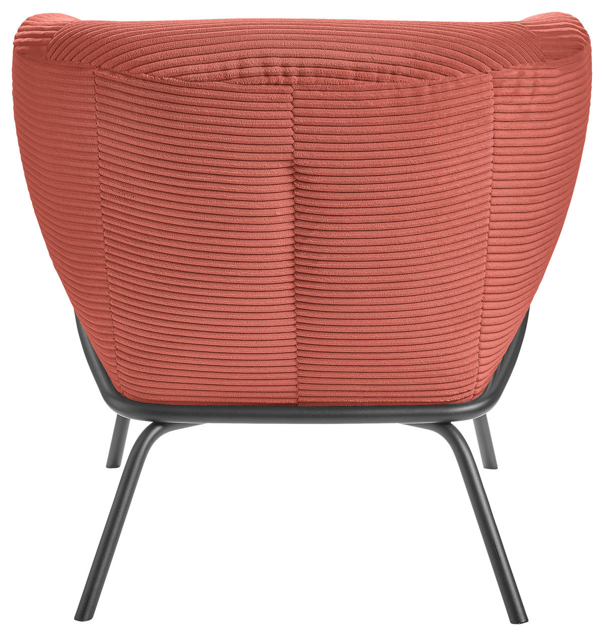 COCKTAILSESSEL Cord Koralle  - Koralle, Design, Textil (79/71/74cm) - Lomoco