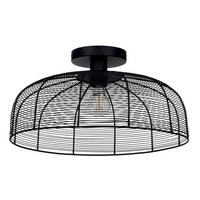 DECKENLEUCHTE  45,0/20,0 cm    - Schwarz, Basics, Metall (45,0/20,0cm) - Eglo