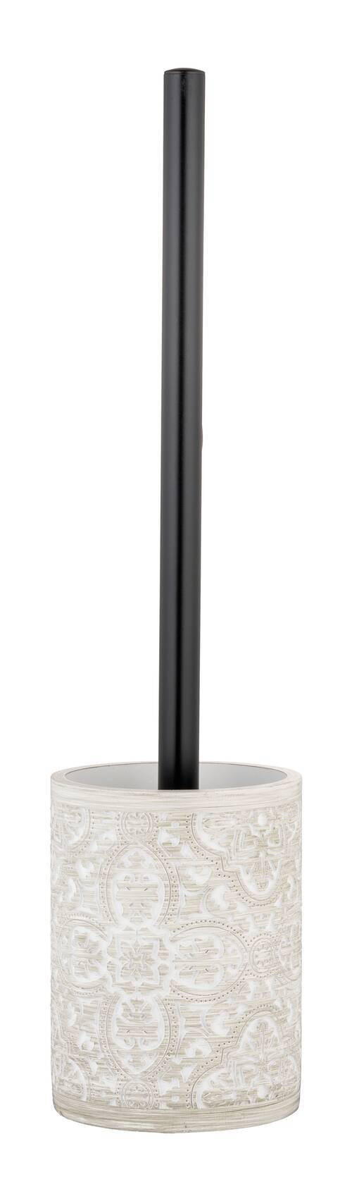 WC-BÜRSTENGARNITUR in Metall  Kunststoff   - Schwarz/Grau, Basics, Kunststoff/Metall (9,5/36,5/9,5cm) - Wenko