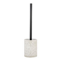 WC-BÜRSTENGARNITUR in Metall  Kunststoff   - Schwarz/Grau, Basics, Kunststoff/Metall (9,5/36,5/9,5cm) - Wenko