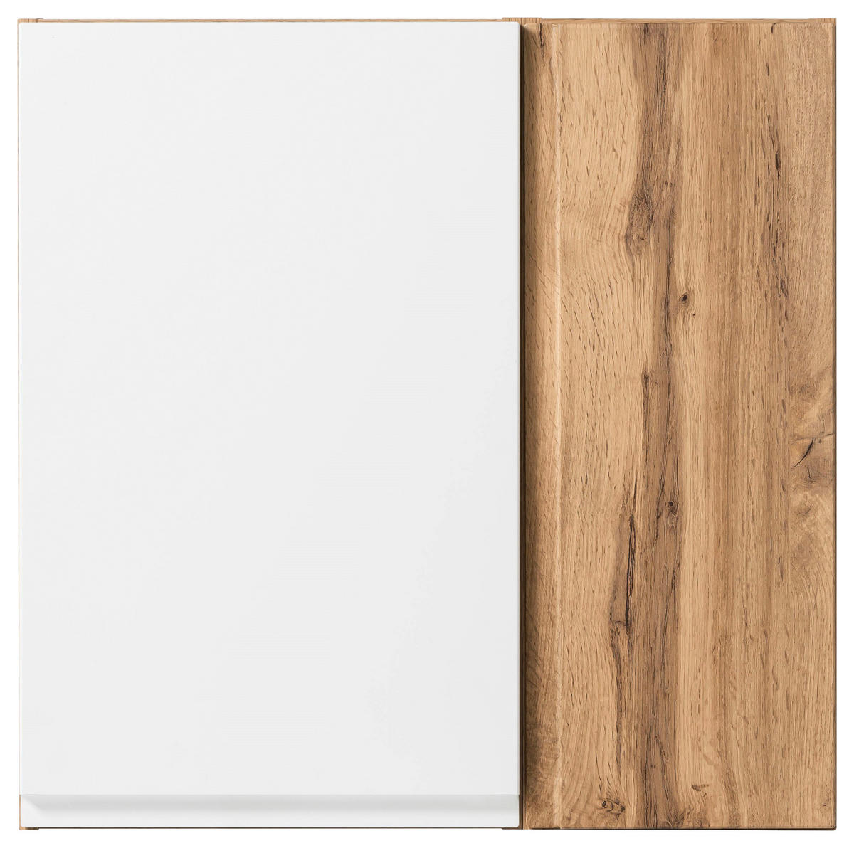 HÄNGESCHRANK 65/64/20 cm  - Weiss/Eiche Wotan, Modern, Holzwerkstoff (65/64/20cm) - Held