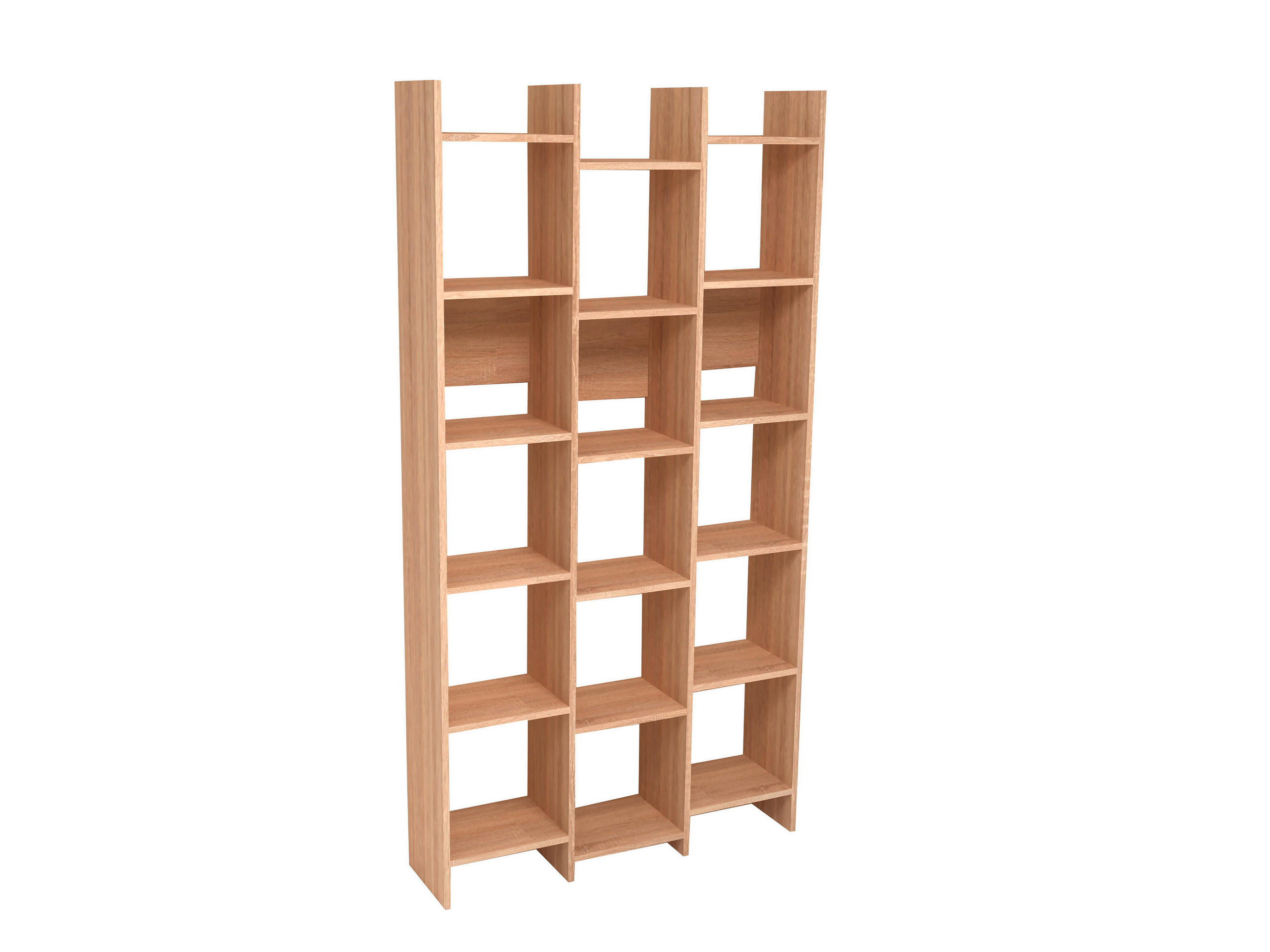 ETAJERĂ  96.1/186/25 cm stejar Sonoma  - stejar Sonoma, Modern, material pe bază de lemn (96.1/186/25cm) - Ti'me