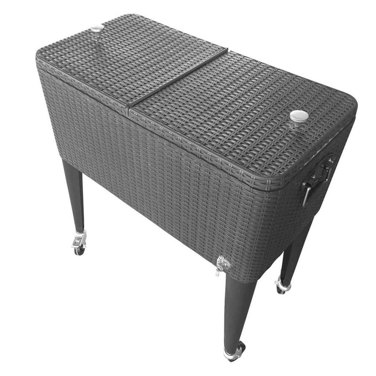 POSUDA ZA HLAĐENJE BOCA  76 l   - smeđa, Basics, plastika (92/43/89cm)