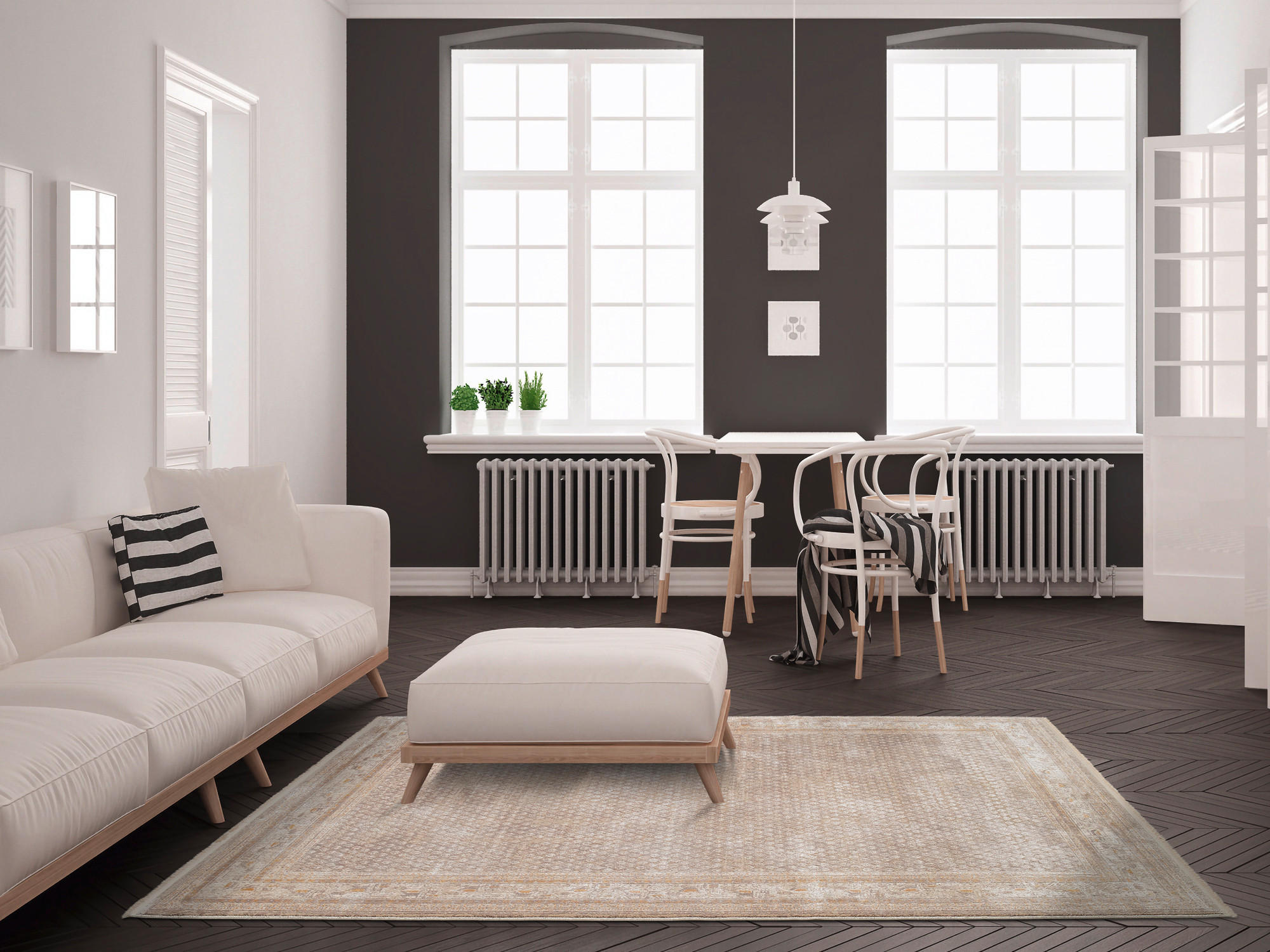 WEBTEPPICH 67/130 cm Monza Goldfarben, Beige  - Beige/Goldfarben, KONVENTIONELL, Textil (67/130cm) - Dieter Knoll