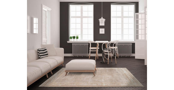 WEBTEPPICH 67/130 cm Monza Goldfarben, Beige - Beige/Goldfarben, KONVENTIONELL, Textil (67/130cm) - Dieter Knoll
