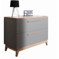 SIDEBOARD 123,3/92,1/57,2 cm  in Grau, Eichefarben  - Eichefarben/Grau, Design, Holz/Holzwerkstoff (123,3/92,1/57,2cm) - Paidi