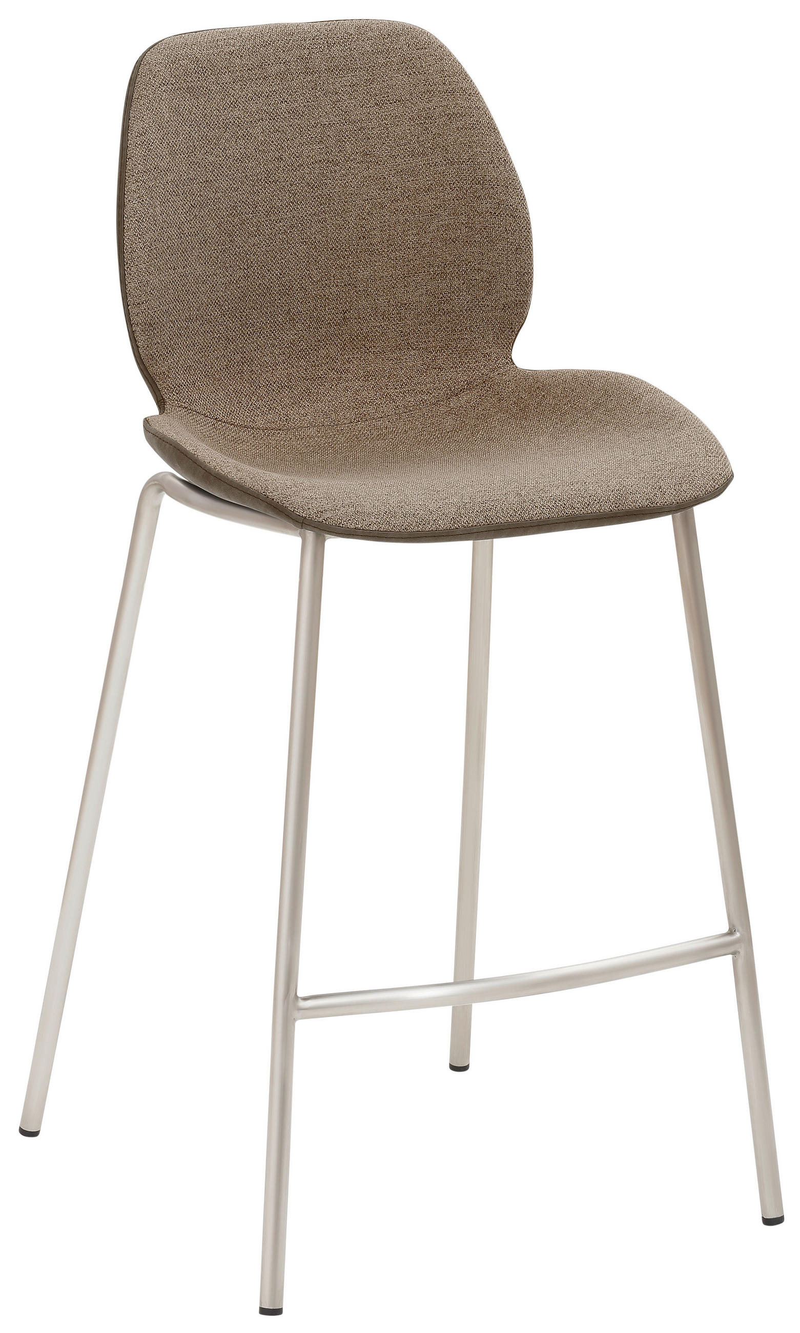 Novel Barhocker Schlamm, Edelstahl, Sand 49x97x53 cm