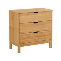 KOMMODE POZNAN, 76/75/39 cm,  - Naturfarben, Design, Holz/Holzwerkstoff (76/75/39cm) - Livetastic