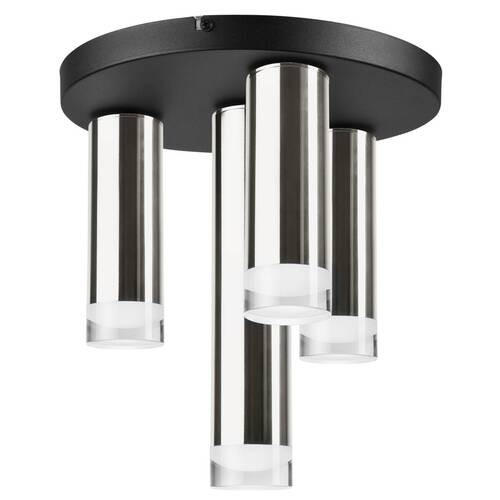 DECKENLEUCHTE Diego 32/6/30 cm   - Chromfarben, Design, Metall (32/6/30cm)