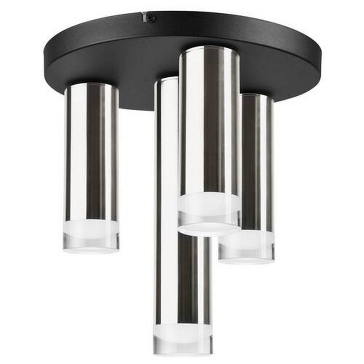 DECKENLEUCHTE    32/6/30 cm  - Chromfarben, Design, Metall (32/6/30cm)