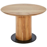KONFERENČNÍ STOLEK, černá, barvy akácie, dřevo, kov, 60/40/60 cm - černá/barvy akácie, Design, kov/dřevo (60/40/60cm) - Livetastic