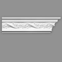 ZIERLEISTE 200/7,5/13,0 cm Weiß Kunststoff  - Weiß, Design, Kunststoff (200/7,5/13,0cm)
