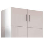 AUFSATZSCHRANK 80/40/54 cm  in  - Chromfarben/Weiß, KONVENTIONELL, Holzwerkstoff/Kunststoff (80/40/54cm) - Xora