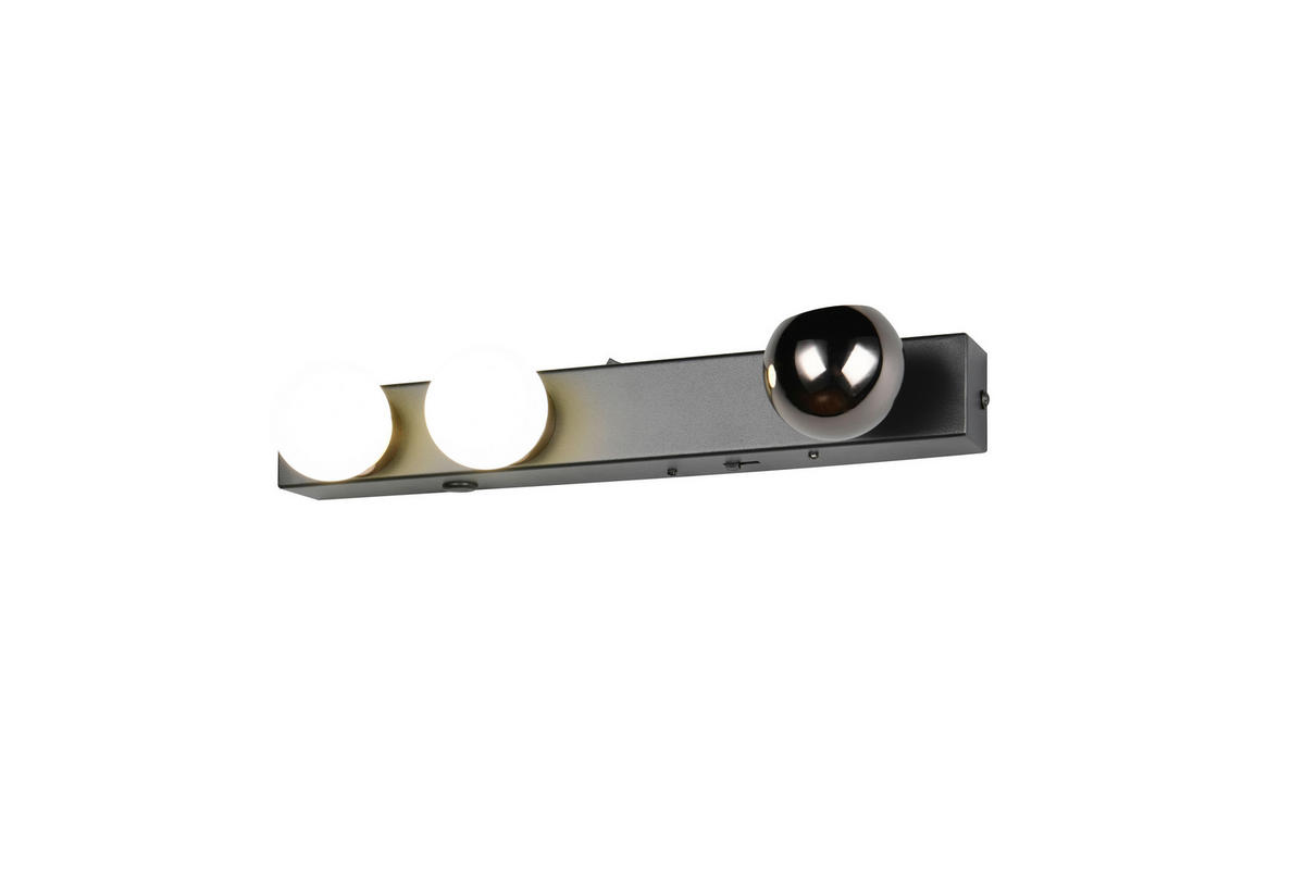 LED-WANDLEUCHTE Arpino 5/30/11 cm  - Schwarz/Weiß, Design, Kunststoff/Metall (5/30/11cm) - Trio Leuchten