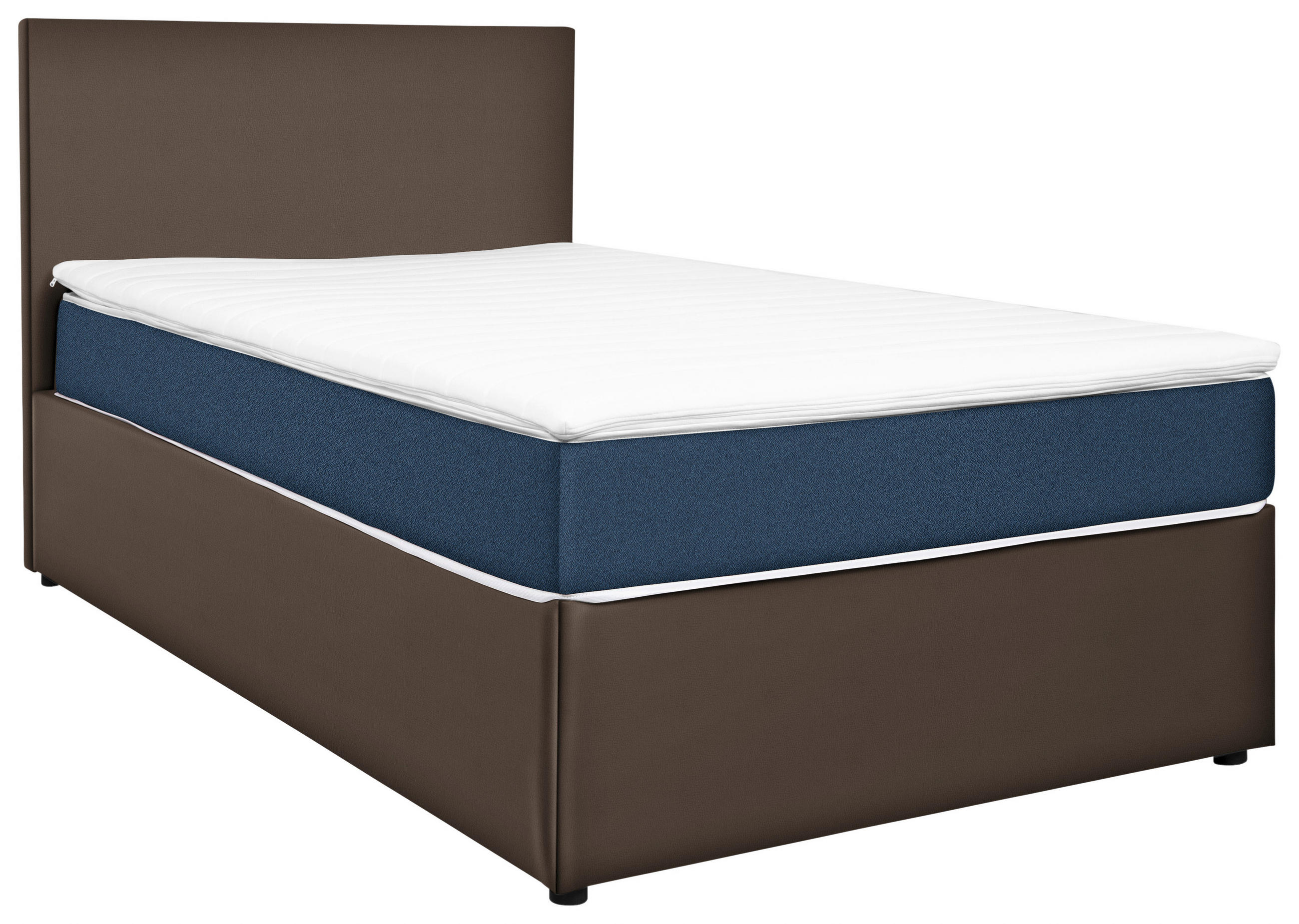 BOXBETT 120/200 cm  in Blau, Grau  - Blau/Grau, KONVENTIONELL, Holz/Holzwerkstoff (120/200cm) - Carryhome