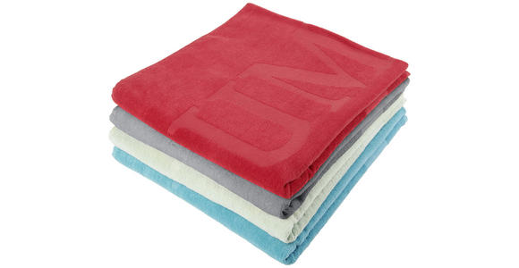 STRANDTUCH 80/180 cm Rot - Rot, KONVENTIONELL, Textil (80/180cm) - Esposa