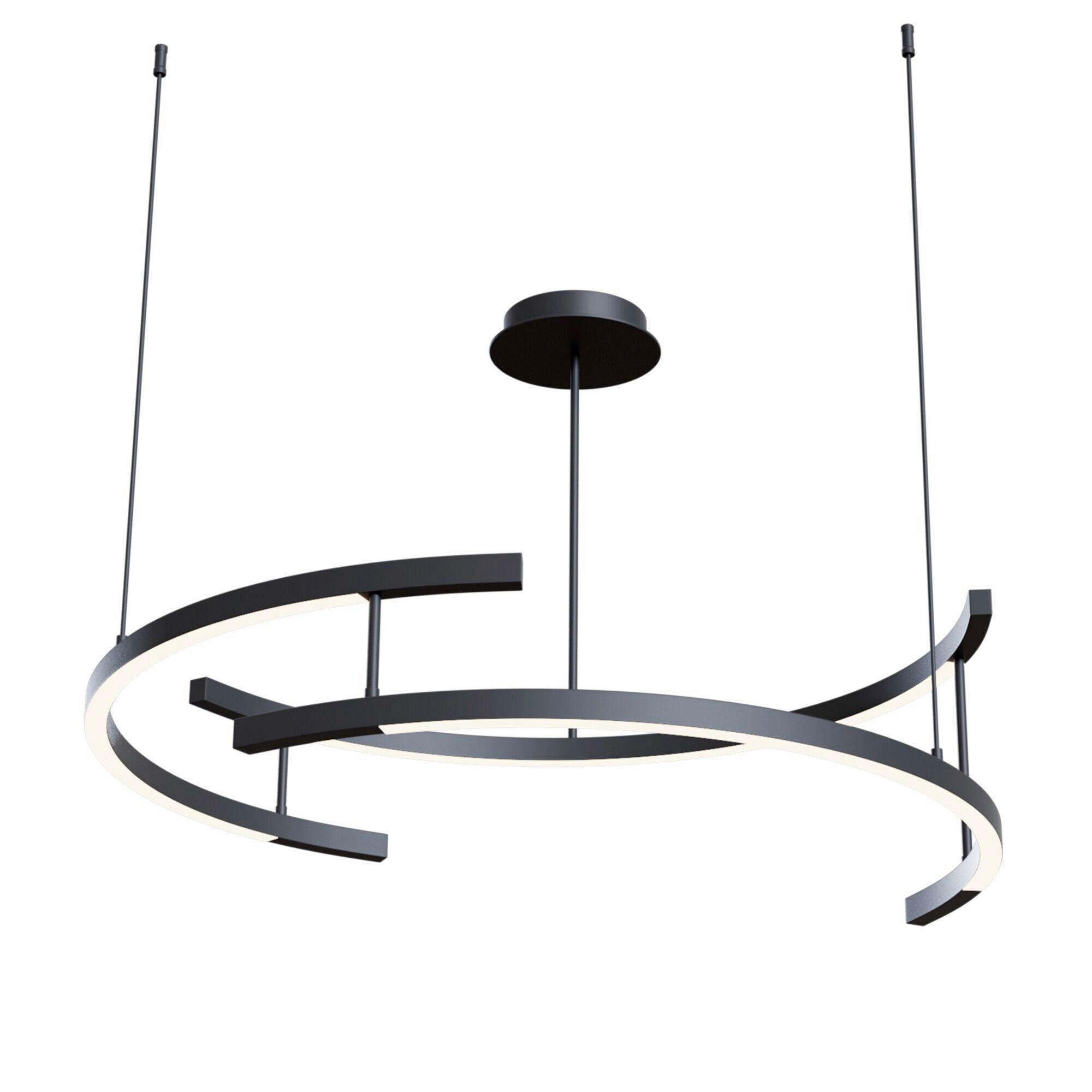 PENDELLEUCHTE 83/23,9 cm  - Schwarz, Trend, Metall (83/23,9cm) - MAYTONI