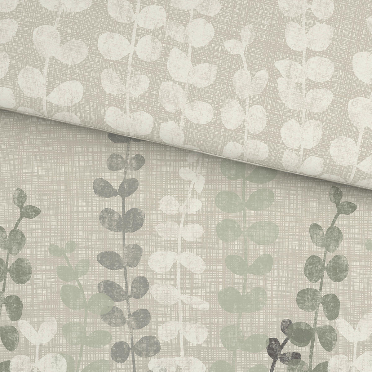 POVLEČENÍ, flanel, šedohnědá, 140/200 cm - šedohnědá, textil (140/200cm) - Esposa