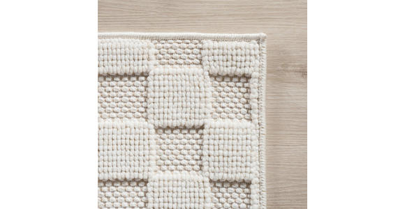 FLACHWEBETEPPICH 160 cm HELIX Creme  - Creme, Basics, Kunststoff/Textil (160cm) - Novel