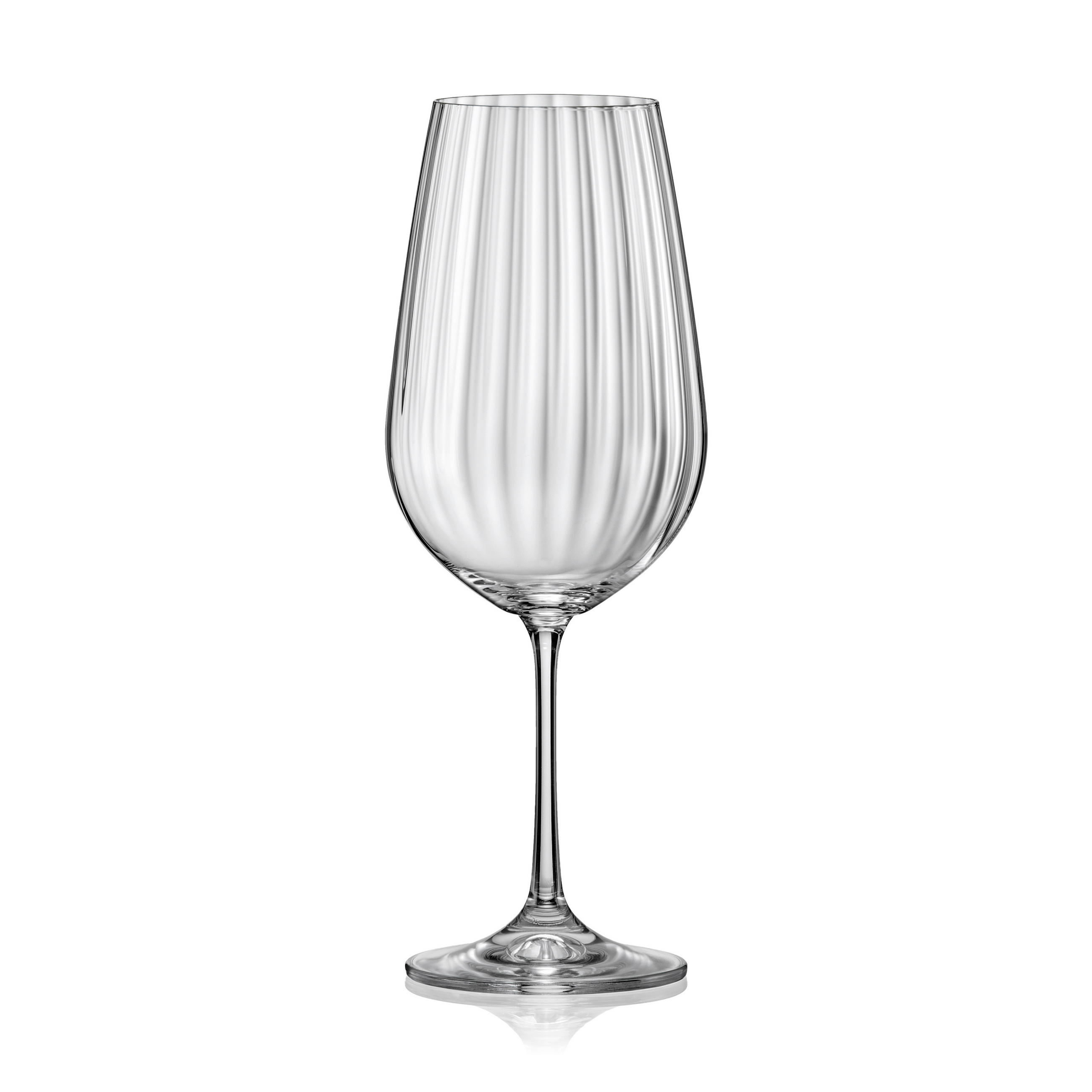 ČAŠA ZA VINO  550 ml  Waterfall   - prozirno, Basics, staklo (24,5cm) - Bohemia