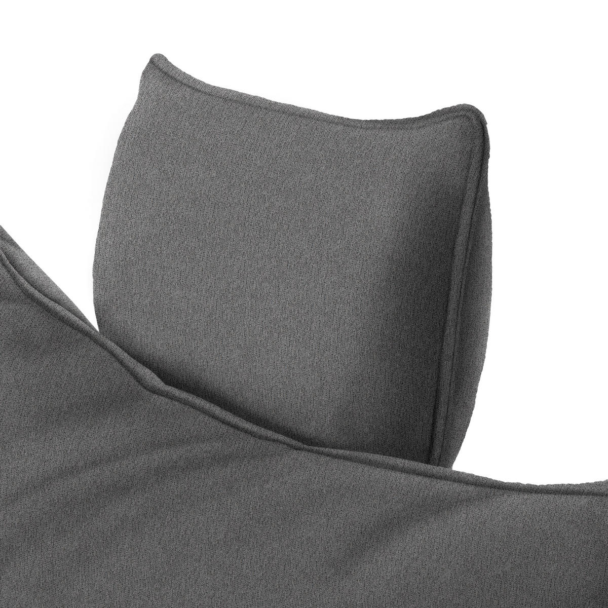 ECKSOFA in Webstoff Graubraun  176/292 cm  - Graubraun/Schwarz, MODERN, Textil/Metall (176/292cm) - Carryhome