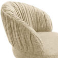 STUHL - Beige/Schwarz, Design, Textil/Metall (63/82/65cm) - Novel
