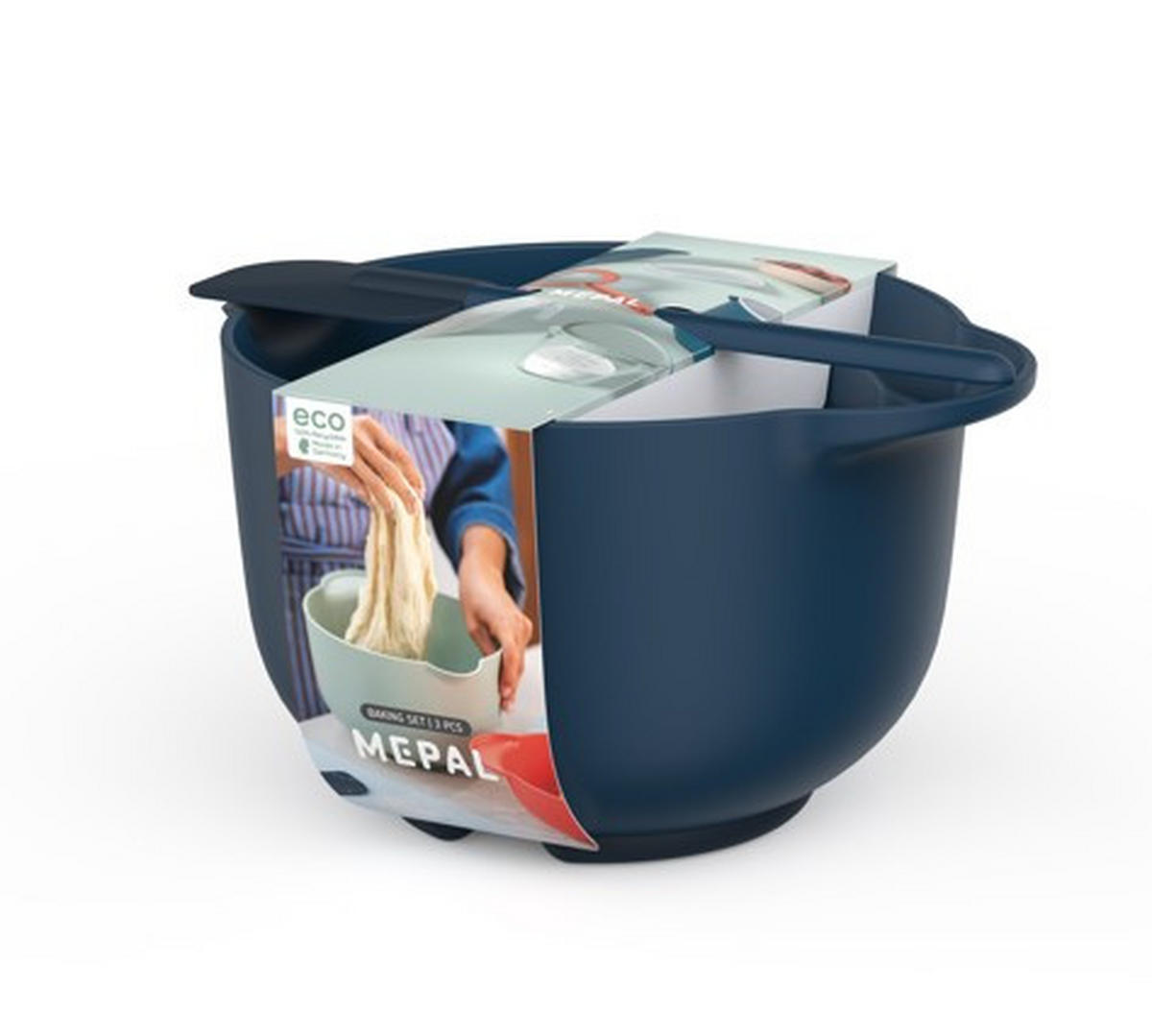 BACKSET - Dunkelblau, KONVENTIONELL, Kunststoff (26.4/22.3/15.5cm) - Mepal