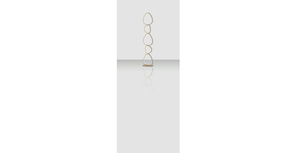 LED-STEHLEUCHTE Acrux 32,5/30/142 cm  - Sandfarben, Design, Kunststoff/Metall (32,5/30/142cm) - Novel