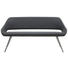 SITZBANK Anthrazit, Edelstahlfarben, Grau - Edelstahlfarben/Anthrazit, Design, Textil/Metall (175/88/66cm) - Voleo SITZBANK Anthrazit, Edelstahlfarben, Grau - Edelstahlfarben/Anthrazit, Design, Textil/Metall (175/88/66cm) - Voleo