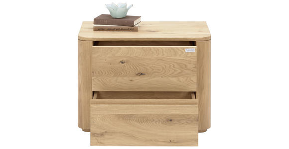 NACHTSCHRANK 60/45/38 cm Wildeiche massiv  - Eichefarben, KONVENTIONELL, Holz (60/45/38cm) - Valnatura