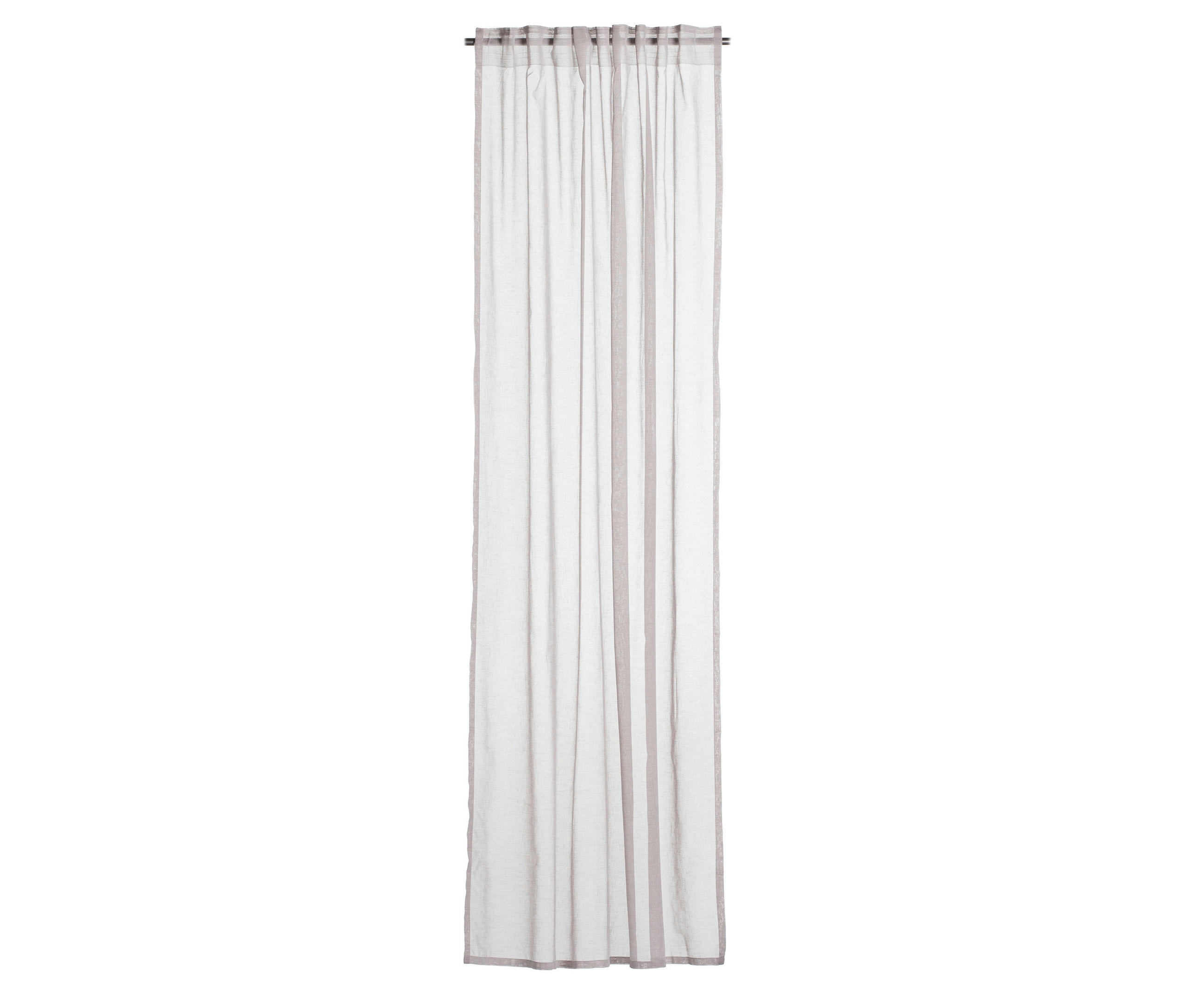 FERTIGVORHANG  halbtransparent  140/245 cm   - Silberfarben, Basics, Textil (140/245cm) - Esposa