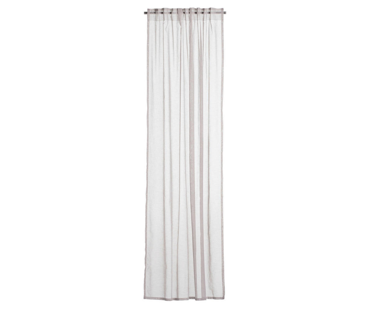 FERTIGVORHANG  halbtransparent  140/245 cm   - Silberfarben, Basics, Textil (140/245cm) - Esposa