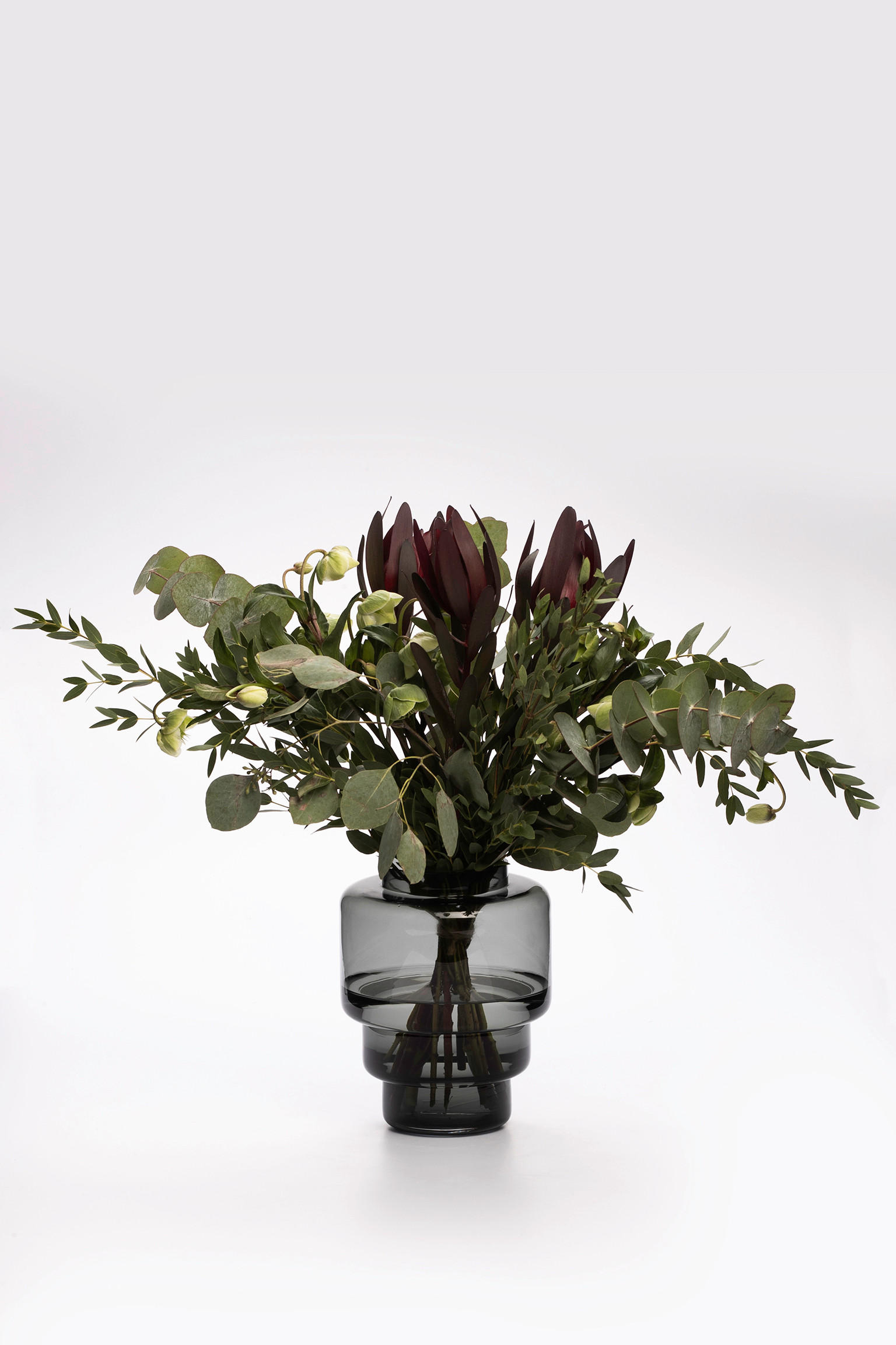 VASE 19,5 cm  - Grau, Basics, Glas (16/19,5cm) - Markslöjd