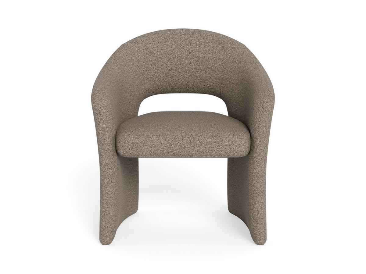 ARMLEHNSTUHL   Bouclé  - Taupe, MODERN, Textil/Metall (64,5/80/56,50cm) - MID.YOU