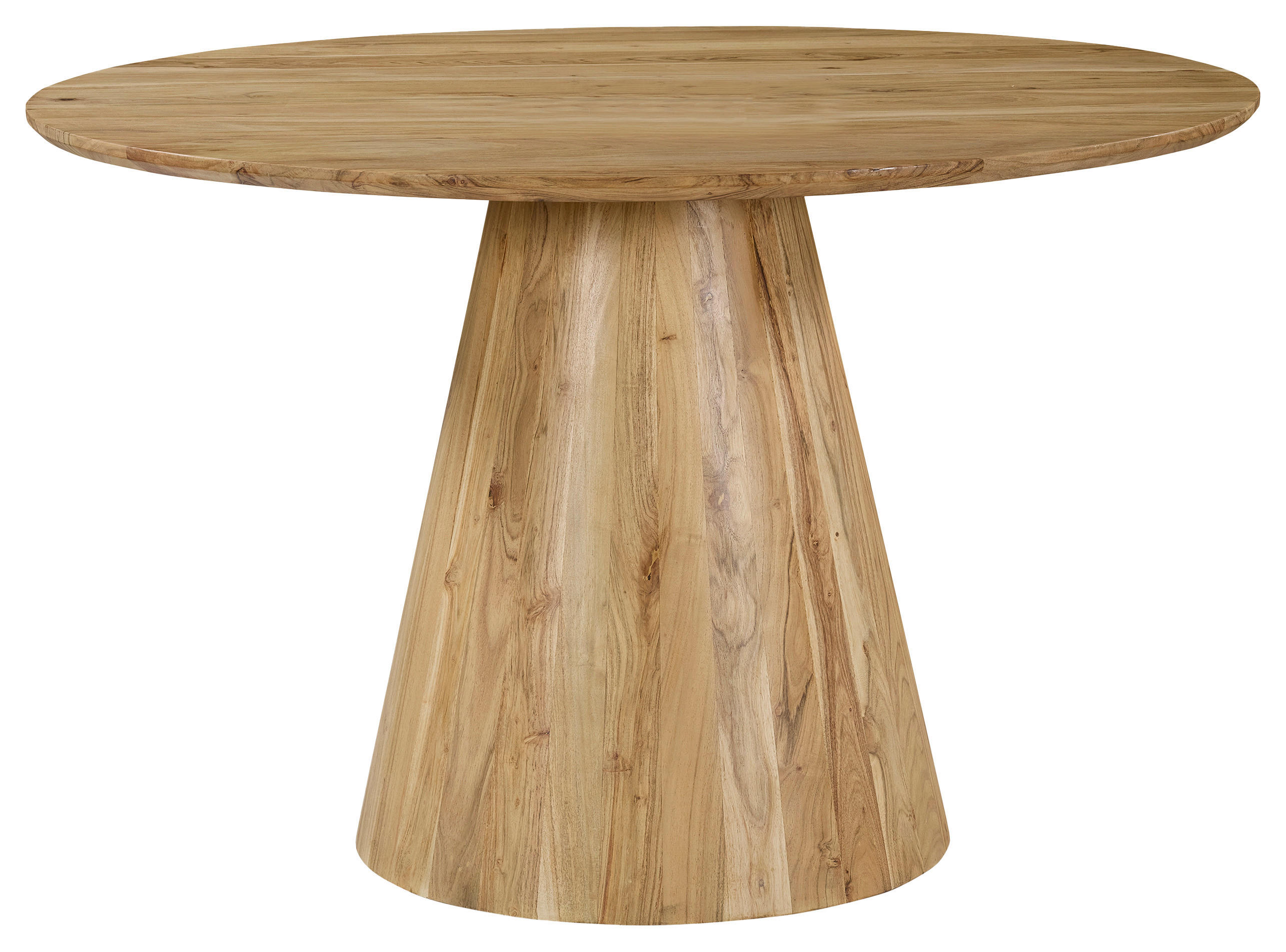 ESSTISCH 120/120/76 cm Echtholz  Holz rund Akaziefarben  - Akaziefarben, Design, Holz (120/120/76cm) - Niels Andersson