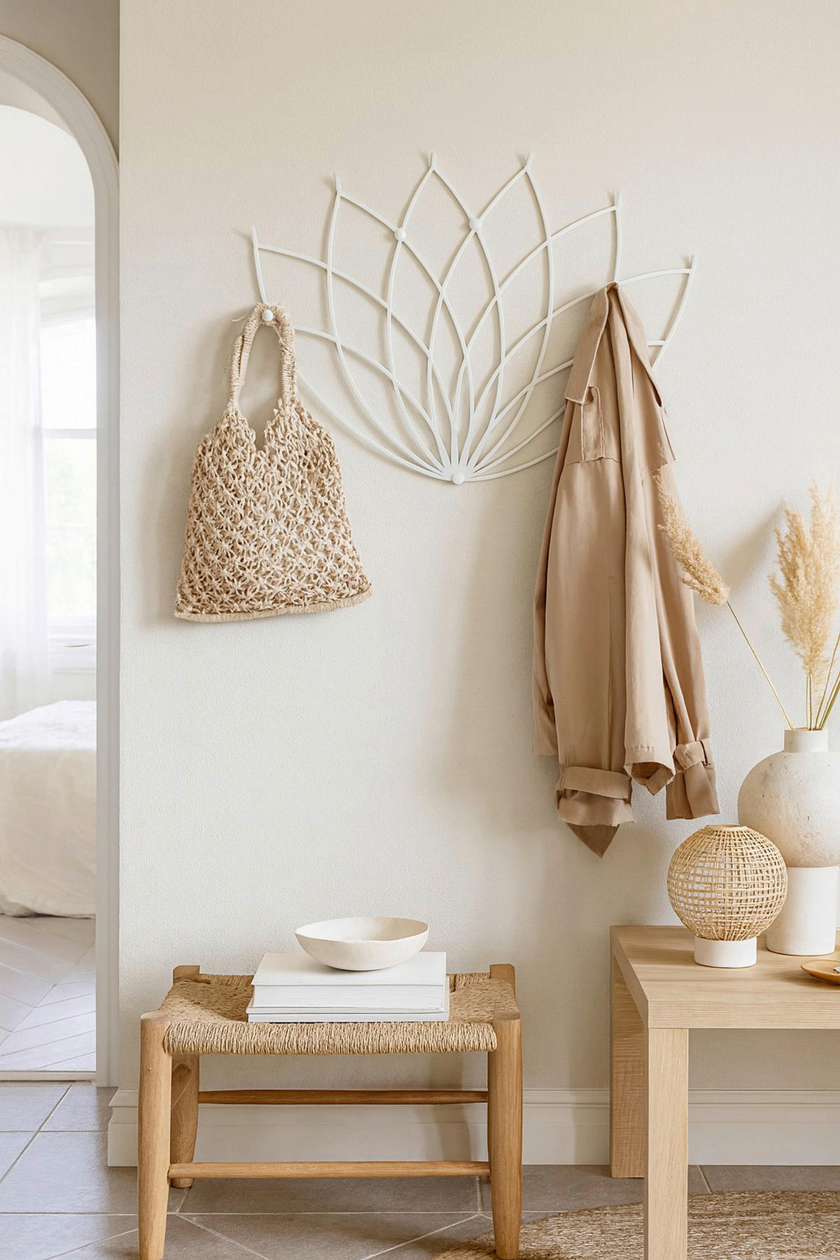 WANDGARDEROBE  in Weiß  - Weiß, Design, Metall (2,5/48/47cm) - MID.YOU