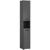 VISOKA OMARA 30/180/30 cm  - siva/črna, Moderno, umetna masa/leseni material (30/180/30cm) - MID.YOU
