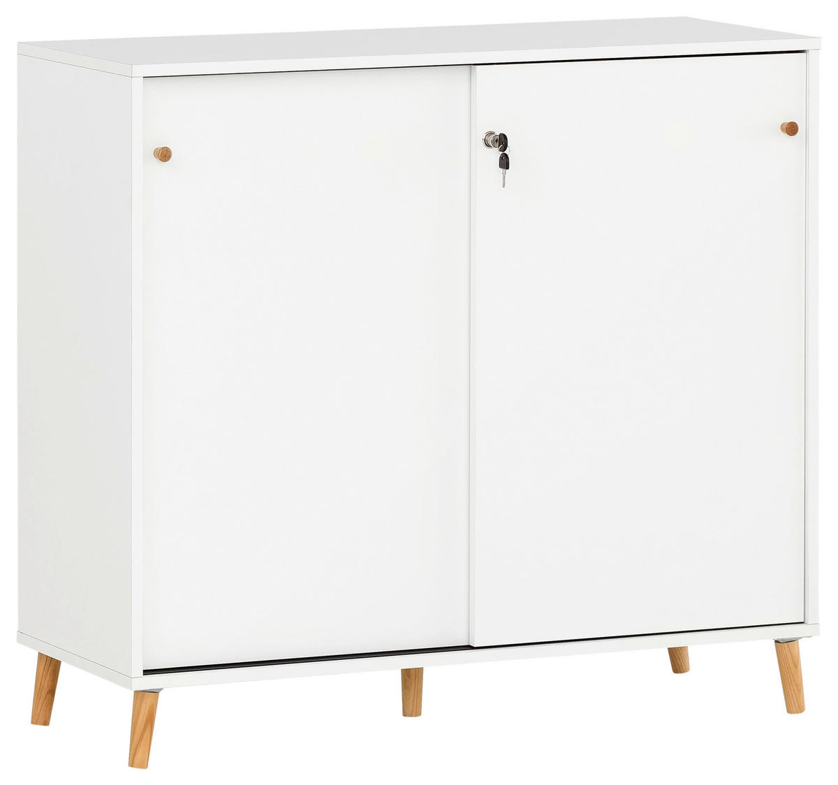 AKTENSCHRANK 100,1/92,6/41 cm  - Weiß, MODERN, Holzwerkstoff (100,1/92,6/41cm) - MID.YOU