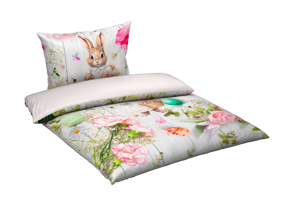 WENDEBETTWÄSCHE Satin 140/200 cm  - Multicolor, Textil (140/200cm) - Esposa